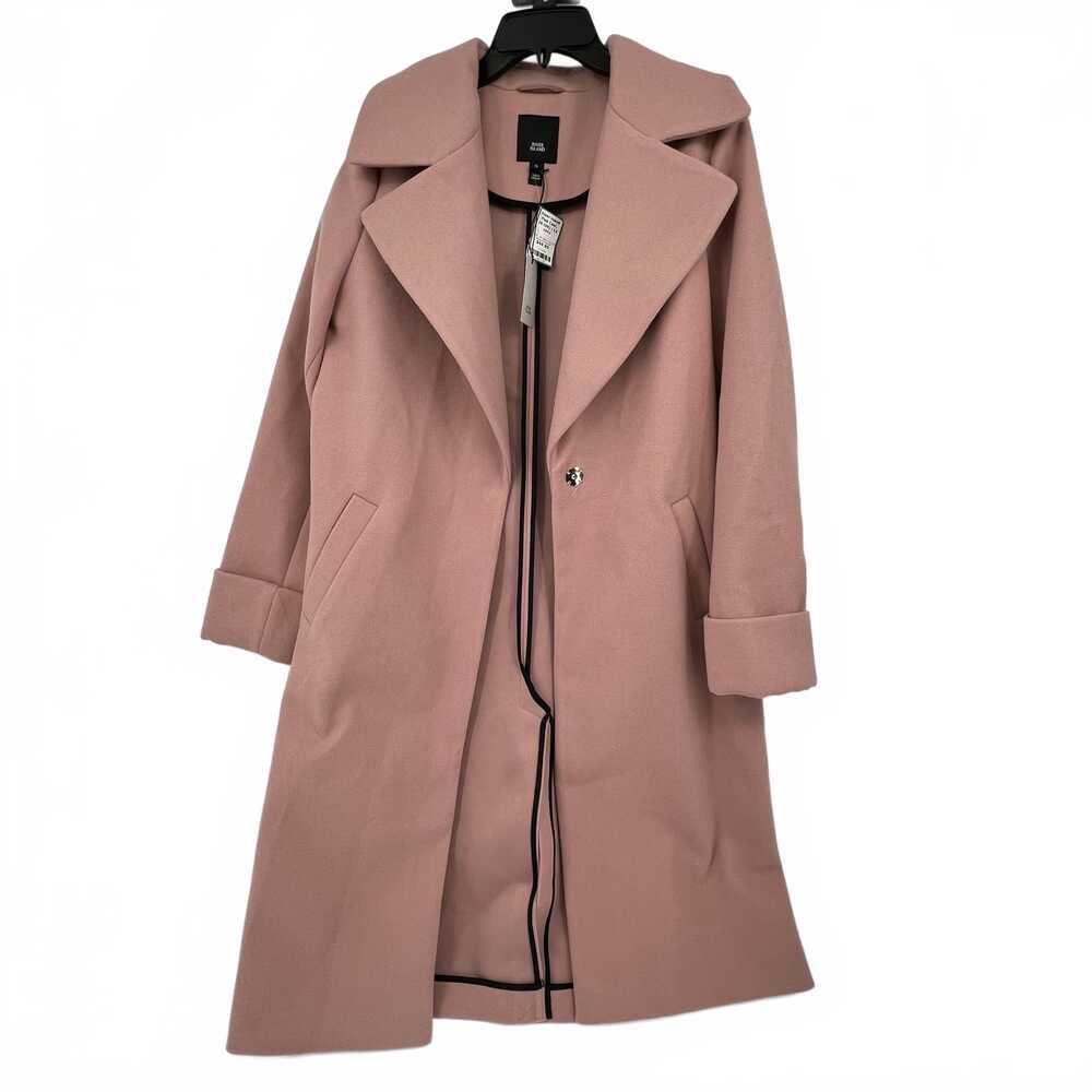 River Island Pink Pea Coat | Regular 12 (US) / 16 (UK) Polyester, Vietnam